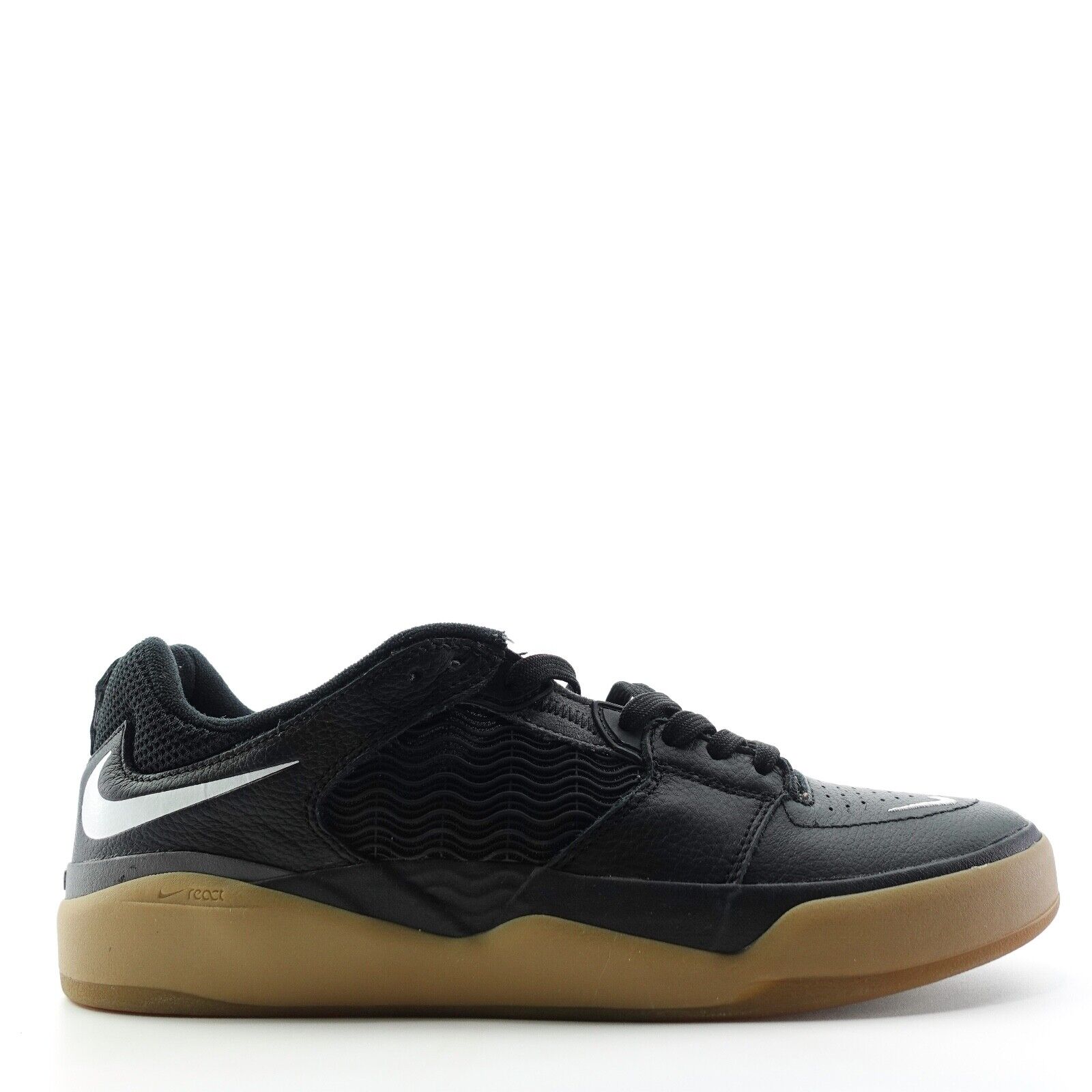 Nike Sb Ishod Wair Premium Black Grey Gum Shoes Mens Size 9.5 Dh1030-001